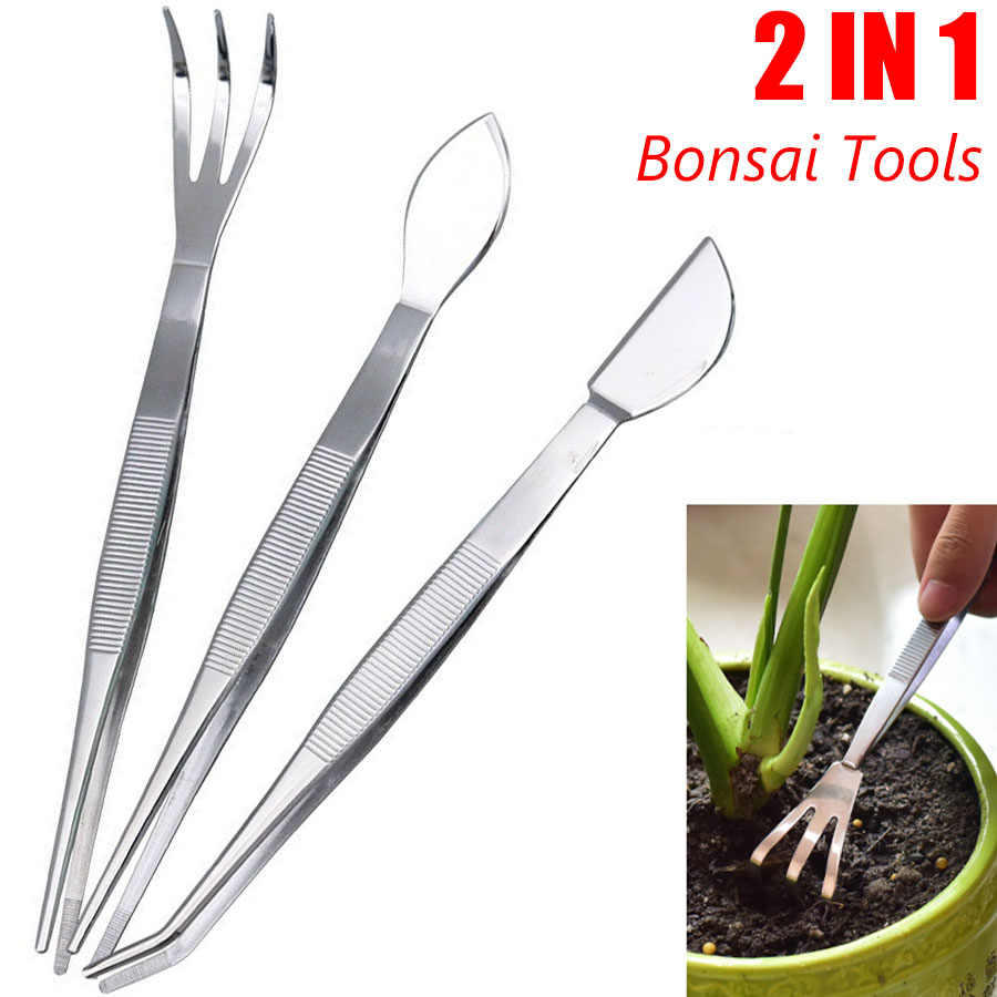 2-in-1 304 Stainless Steel Pro - огляд і ціна Bonsai Garden Rake