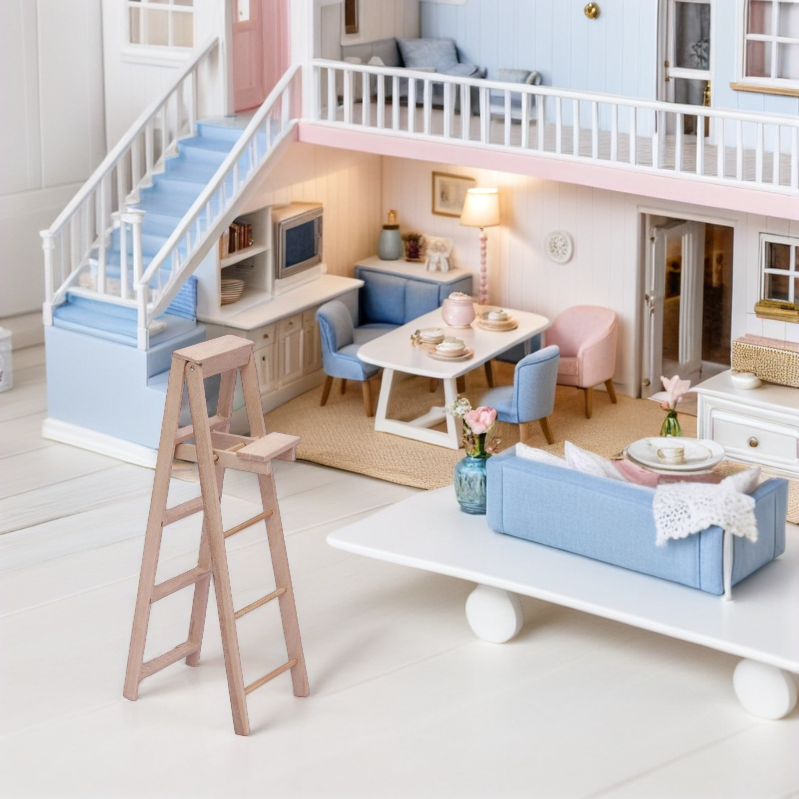 Miniature Wooden Ladder Simula - огляд і ціна Bonsai Garden House