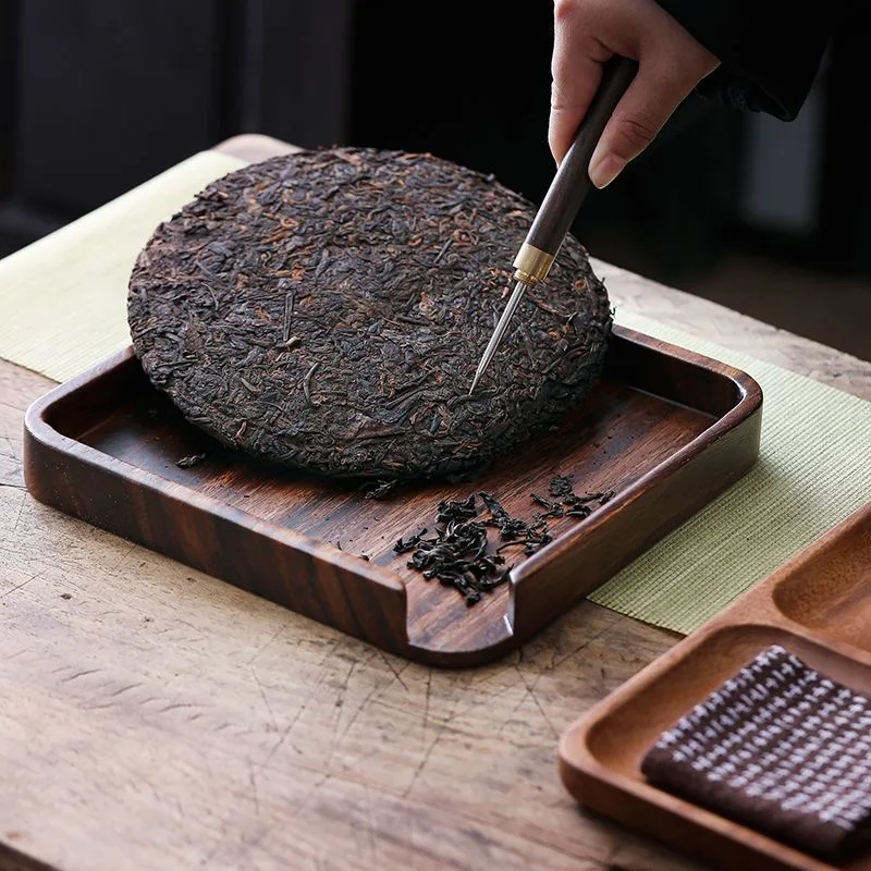 Walnut Wooden Food Tray, Puer  - огляд і ціна Bonsai Garden Knife