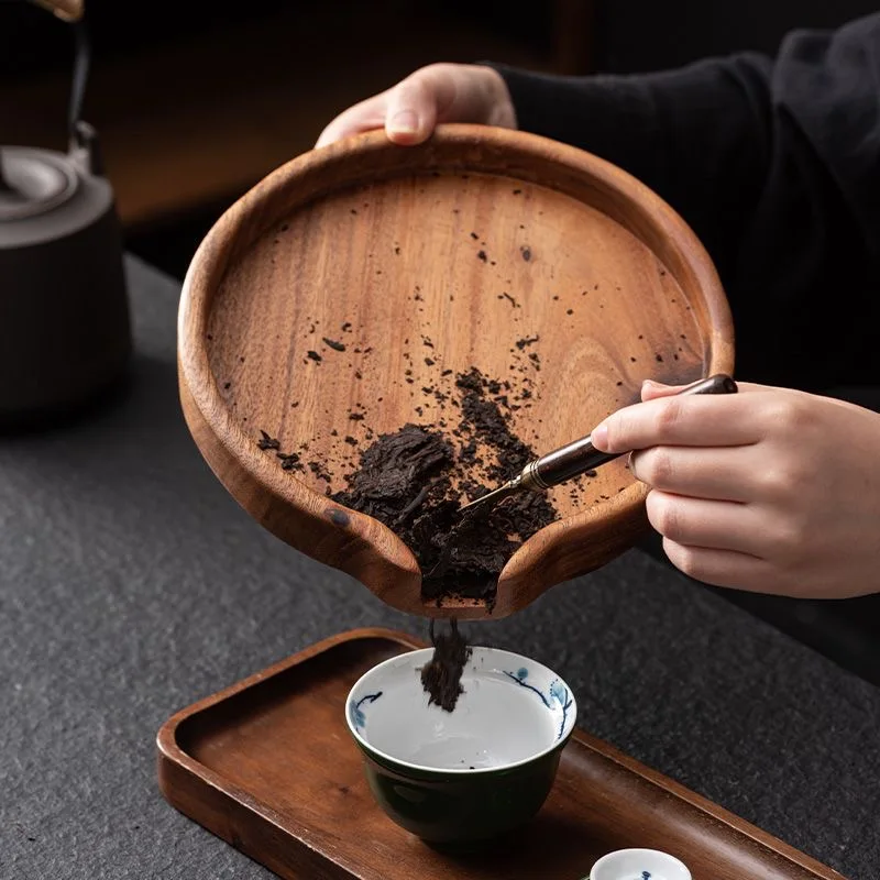 Walnut Wooden Food Tray, Puer  - огляд і ціна Bonsai Garden Knife