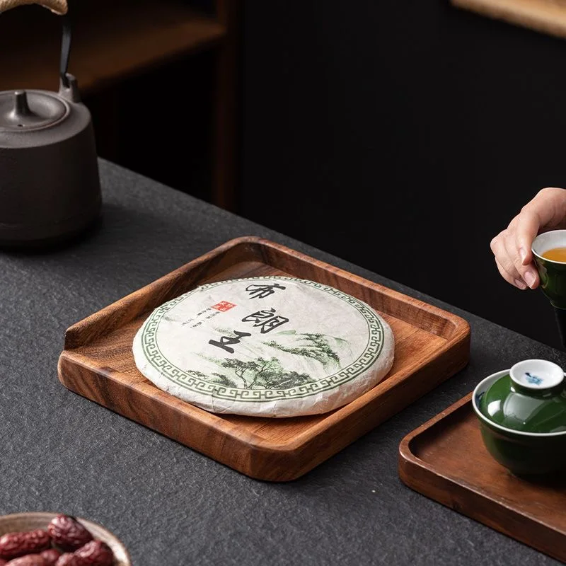 Walnut Wooden Food Tray, Puer  - огляд і ціна Bonsai Garden Knife