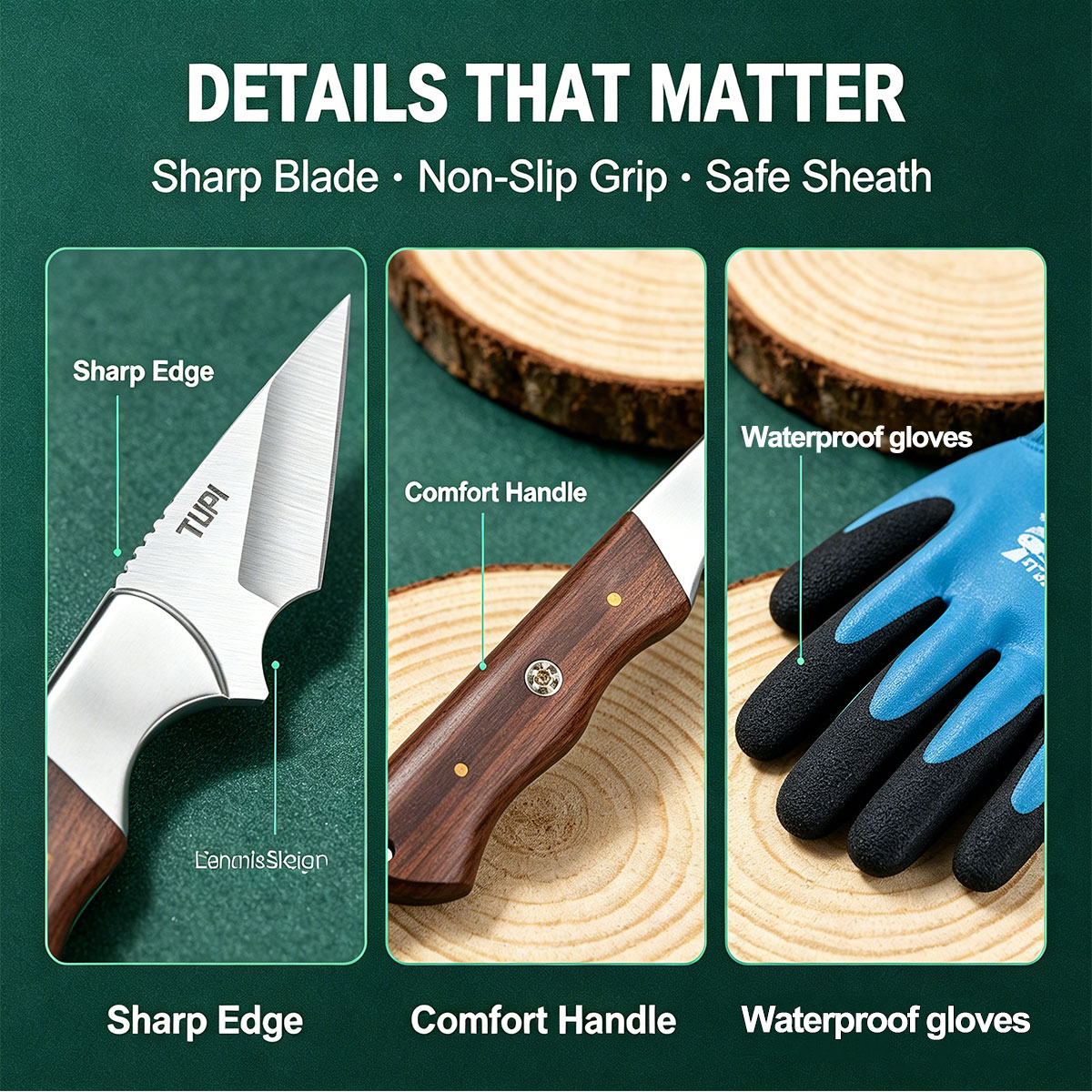 TUPI Garden Grafting Knife Hig - огляд і ціна Bonsai Garden Knife