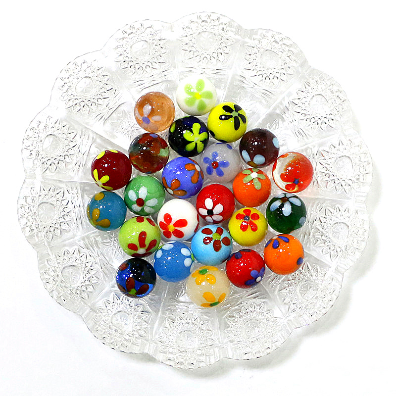 6pcs 16mm Colorful Rare Glass  - огляд і ціна Bonsai Garden Europe
