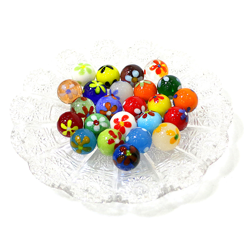 6pcs 16mm Colorful Rare Glass  - огляд і ціна Bonsai Garden Europe