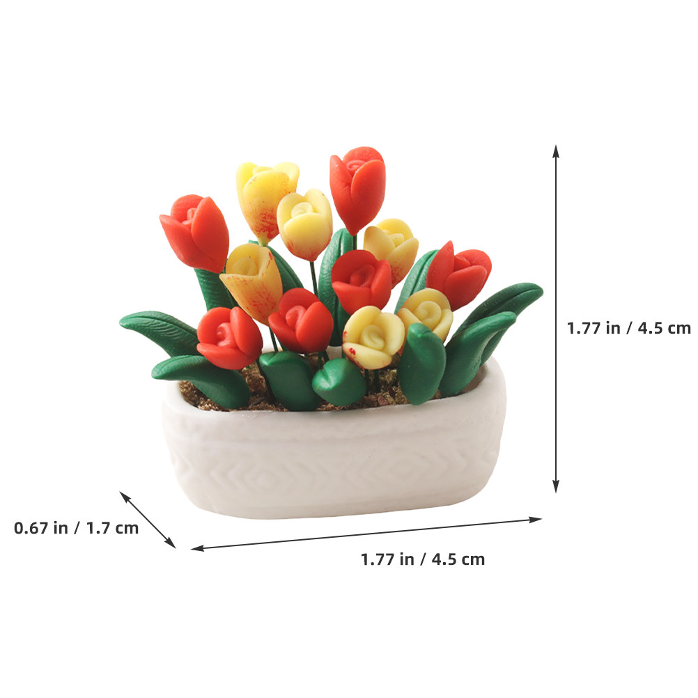 Mini Tulip Potted Plant Decora - огляд і ціна Bonsai Garden Europe