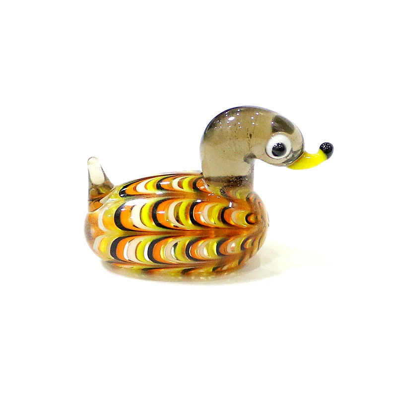 Handmade Mini Glass Duck Figur - огляд і ціна Bonsai Garden Europe