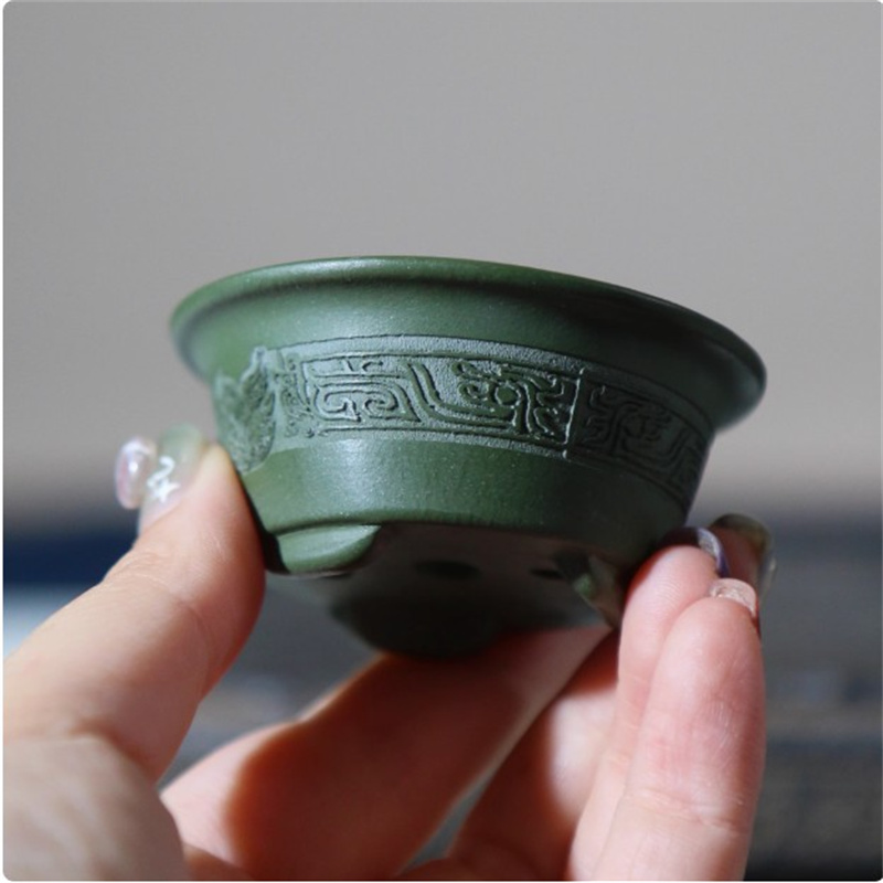 Ceramic Carved Mini Bonsai Pot - огляд і ціна Bonsai Garden Table