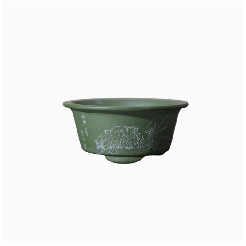 Ceramic Carved Mini Bonsai Pot - огляд і ціна Bonsai Garden Table