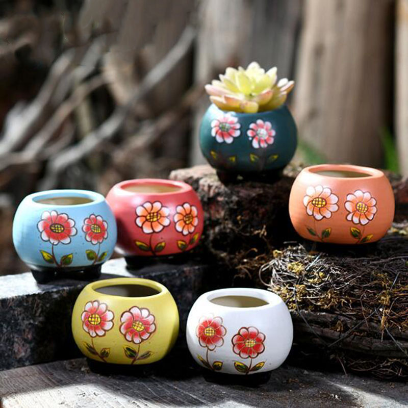6 Pcs/Set Porcelain Handpainte - огляд і ціна Bonsai Garden Europe