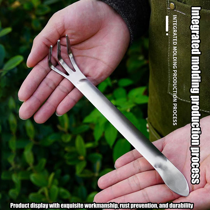 1Pc Stainless Steel Root Rake  - огляд і ціна Bonsai Garden Rake