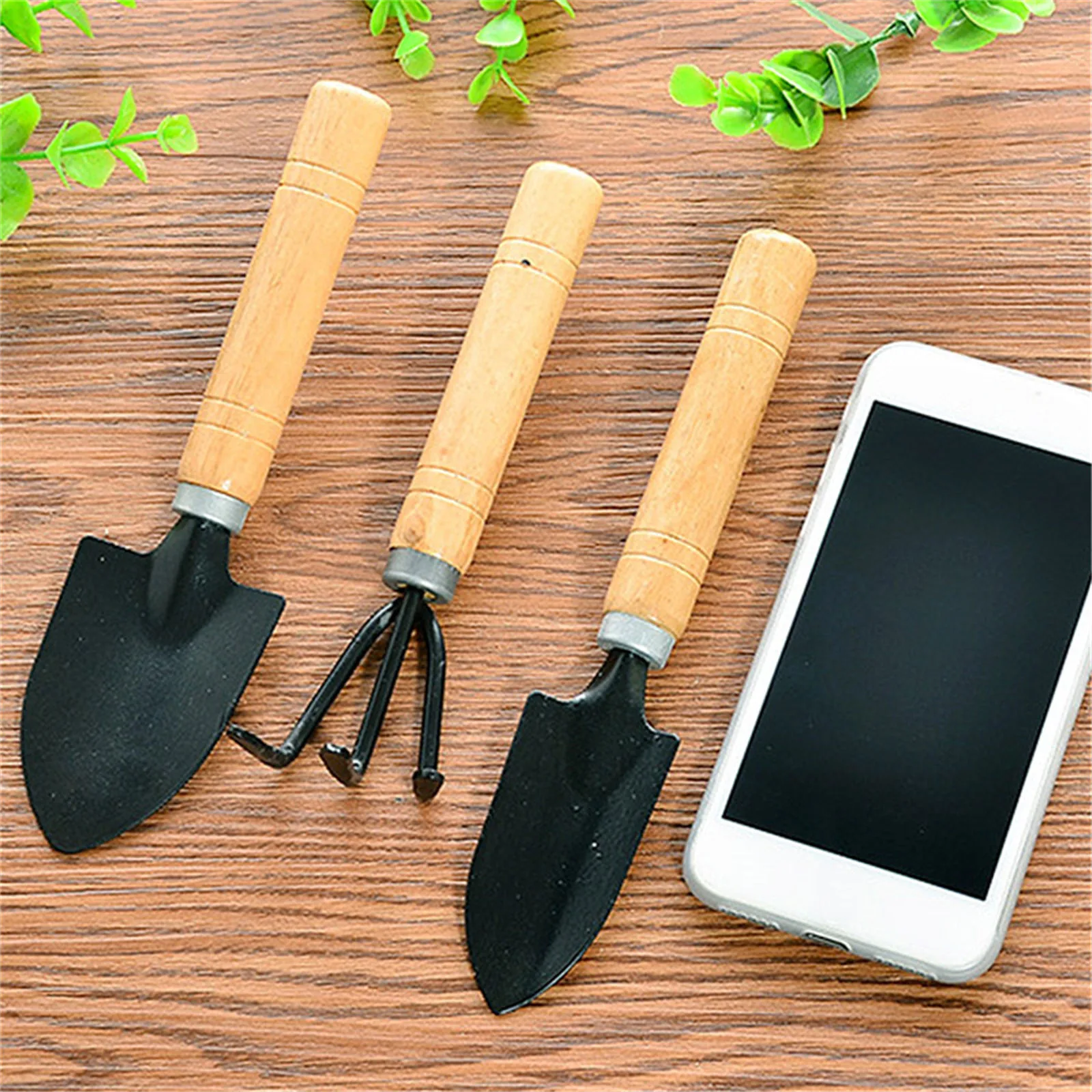 3-Piece Mini Garden Tools Set, - огляд і ціна Bonsai Garden Rake