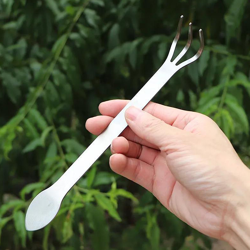 1Pc 3-Prong Loosen Soil Tool H - огляд і ціна Bonsai Garden Rake