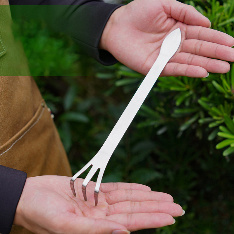 1Pc 3-Prong Loosen Soil Tool H - огляд і ціна Bonsai Garden Rake
