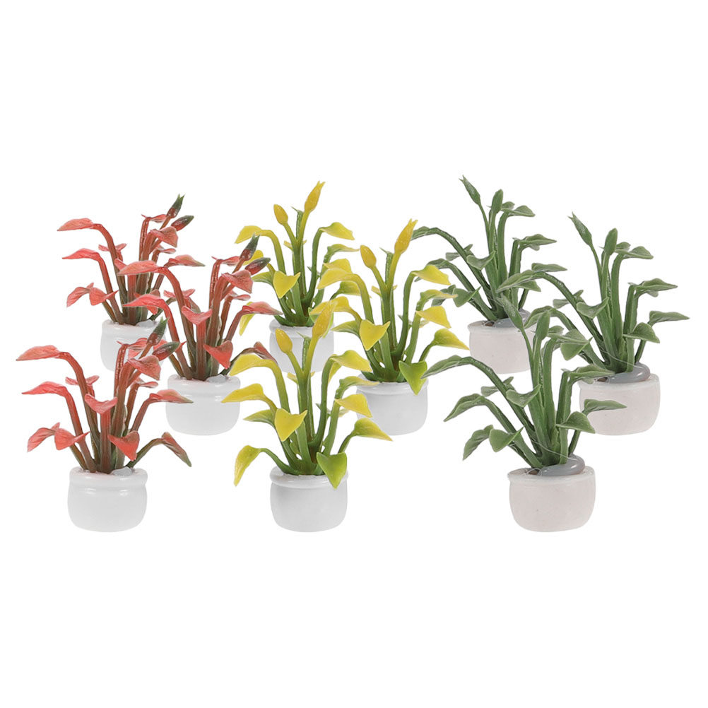 9Pcs Miniature Potted Plant Re - огляд і ціна Bonsai Garden House