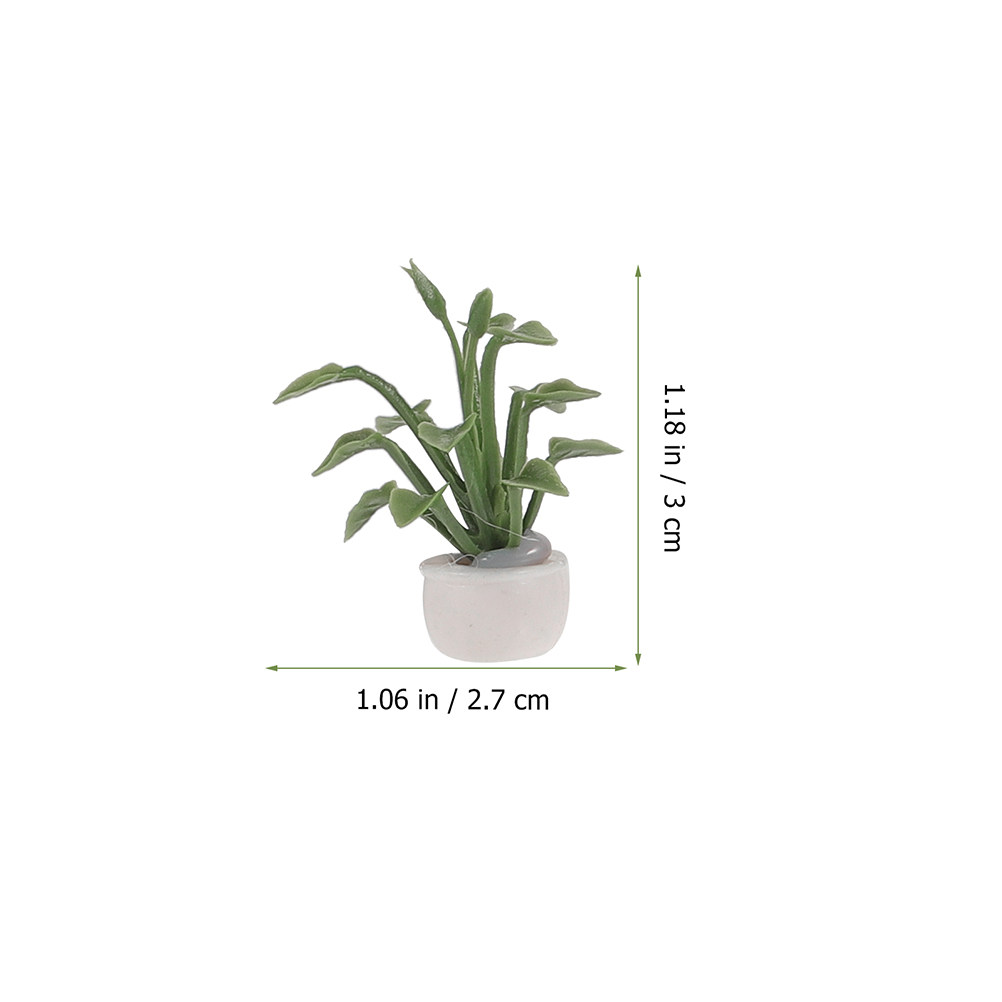 9Pcs Miniature Potted Plant Re - огляд і ціна Bonsai Garden House